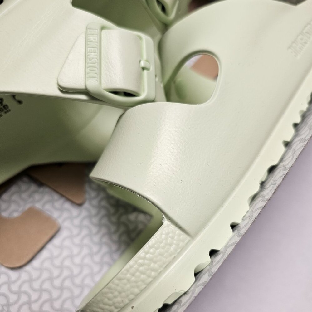 New Birkenstock Women Arizona EVA Faded Lime Waterproof Pool Slide Sandals 10 41 - Picture 6 of 8